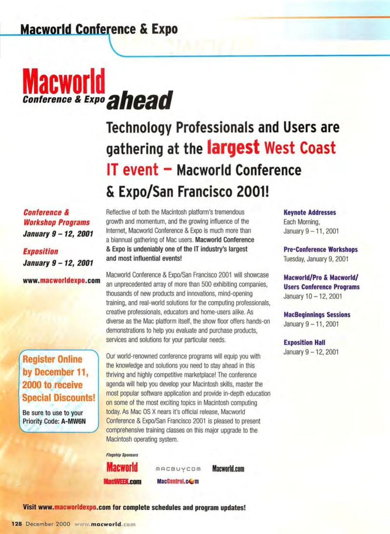 MacWorld0012December2000 — page 134