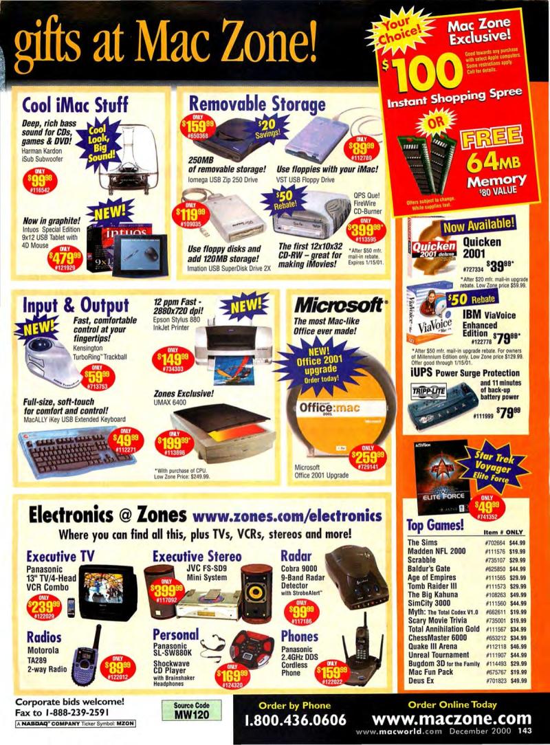 MacWorld0012December2000 — page 149