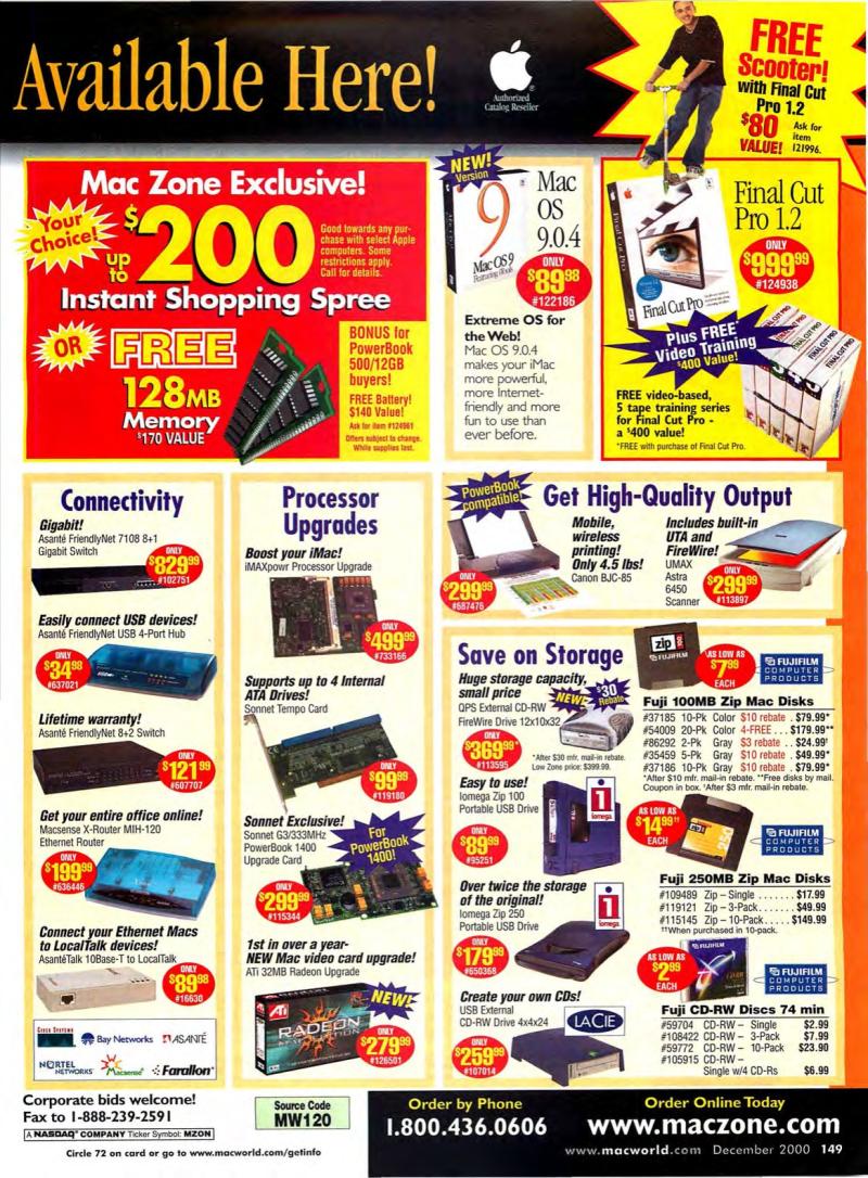 MacWorld0012December2000 — page 155