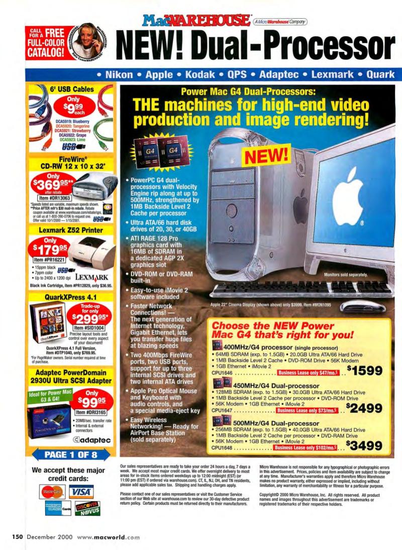 MacWorld0012December2000 — page 156