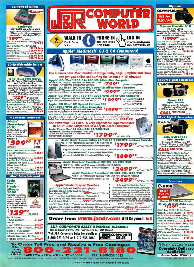 MacWorld0012December2000 — page 168