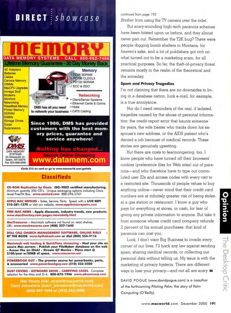 MacWorld0012December2000 — page 197