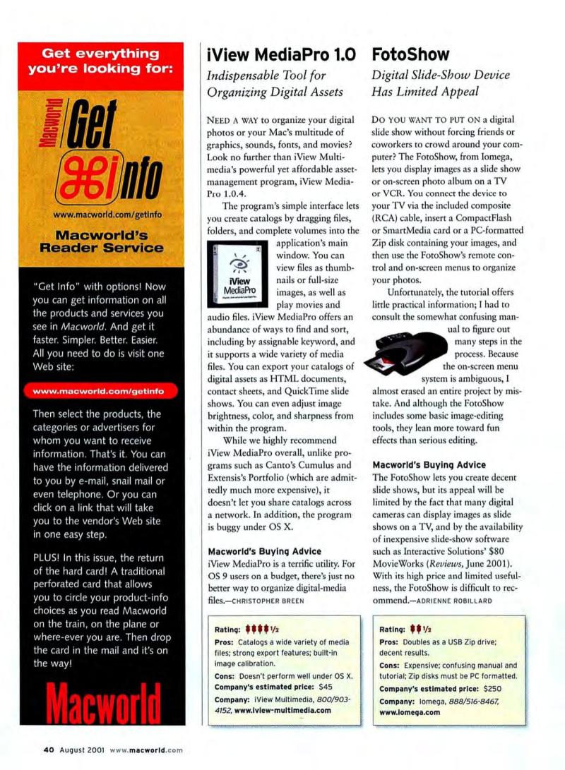 MacWorld0108August2001 — page 42