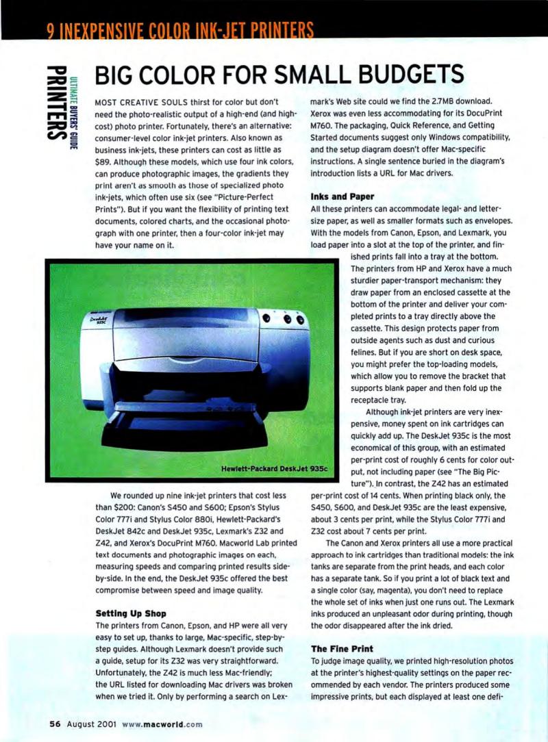 MacWorld0108August2001 — page 58