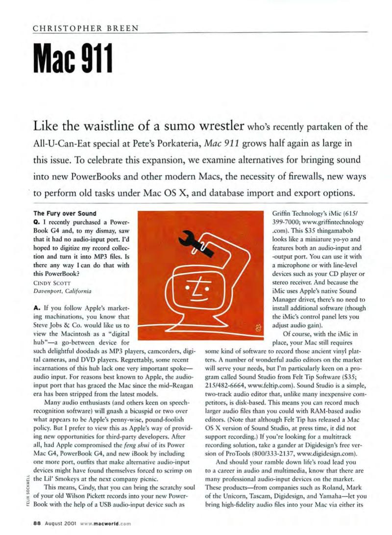 MacWorld0108August2001 — page 90