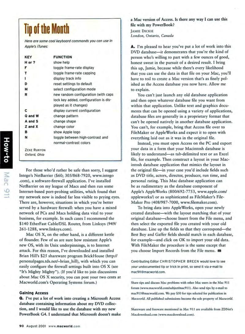 MacWorld0108August2001 — page 92