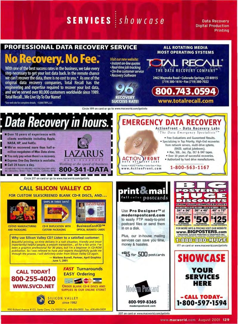 MacWorld0108August2001 — page 131