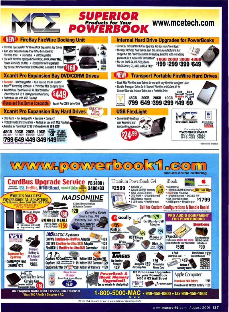 MacWorld0108August2001 — page 139