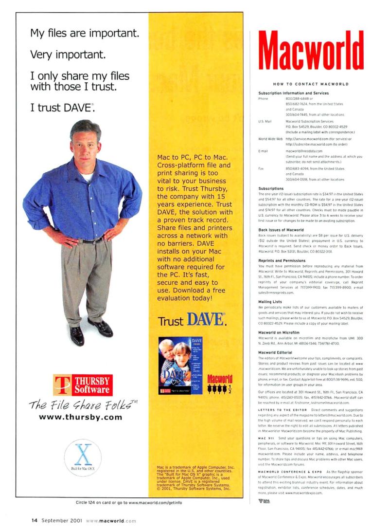 MacWorld0109September2001 — page 16
