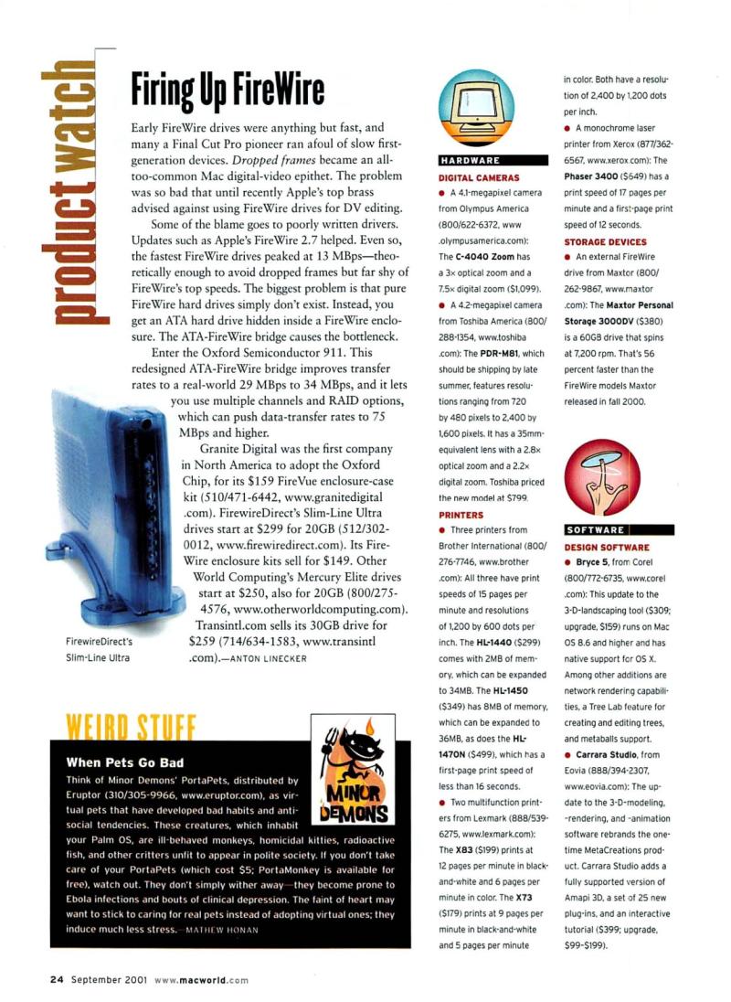 MacWorld0109September2001 — page 26