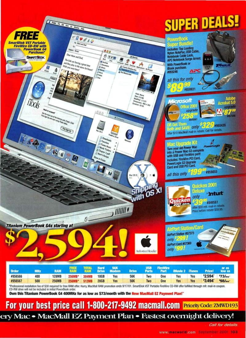 MacWorld0109September2001 — page 105