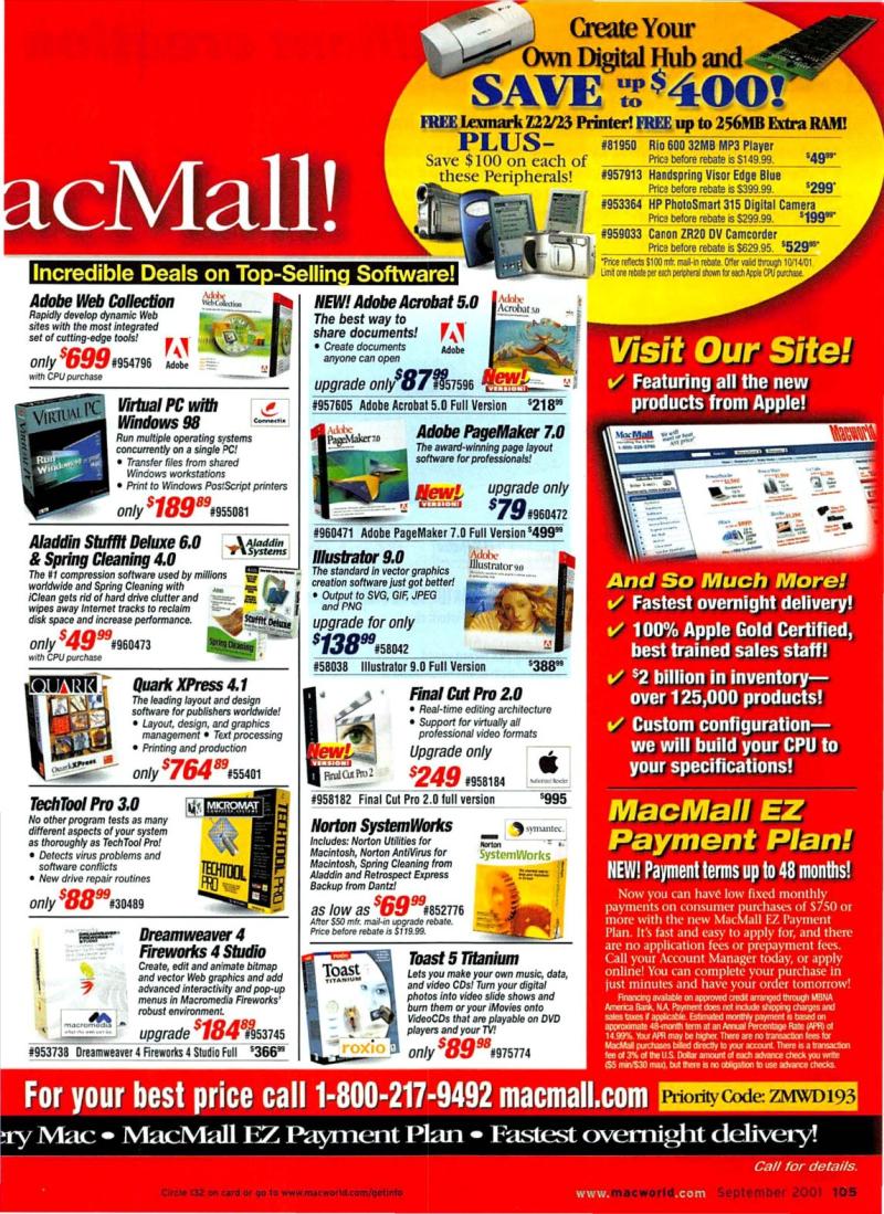 MacWorld0109September2001 — page 107