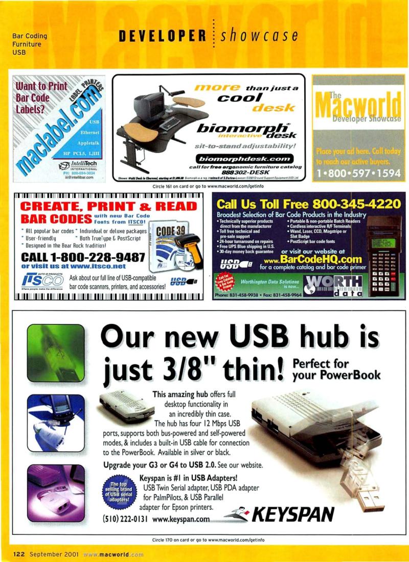 MacWorld0109September2001 — page 124