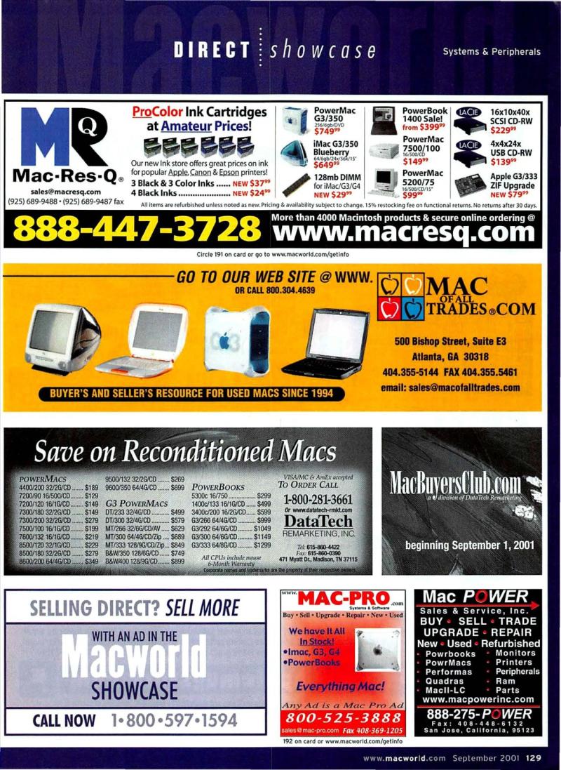 MacWorld0109September2001 — page 131