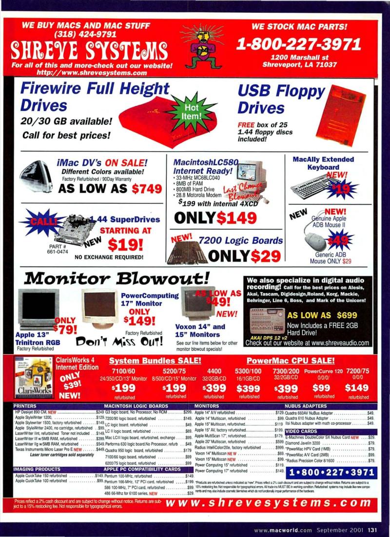 MacWorld0109September2001 — page 133