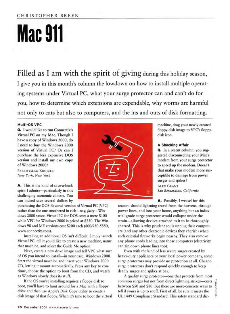 MacWorld0112December2001 — page 92
