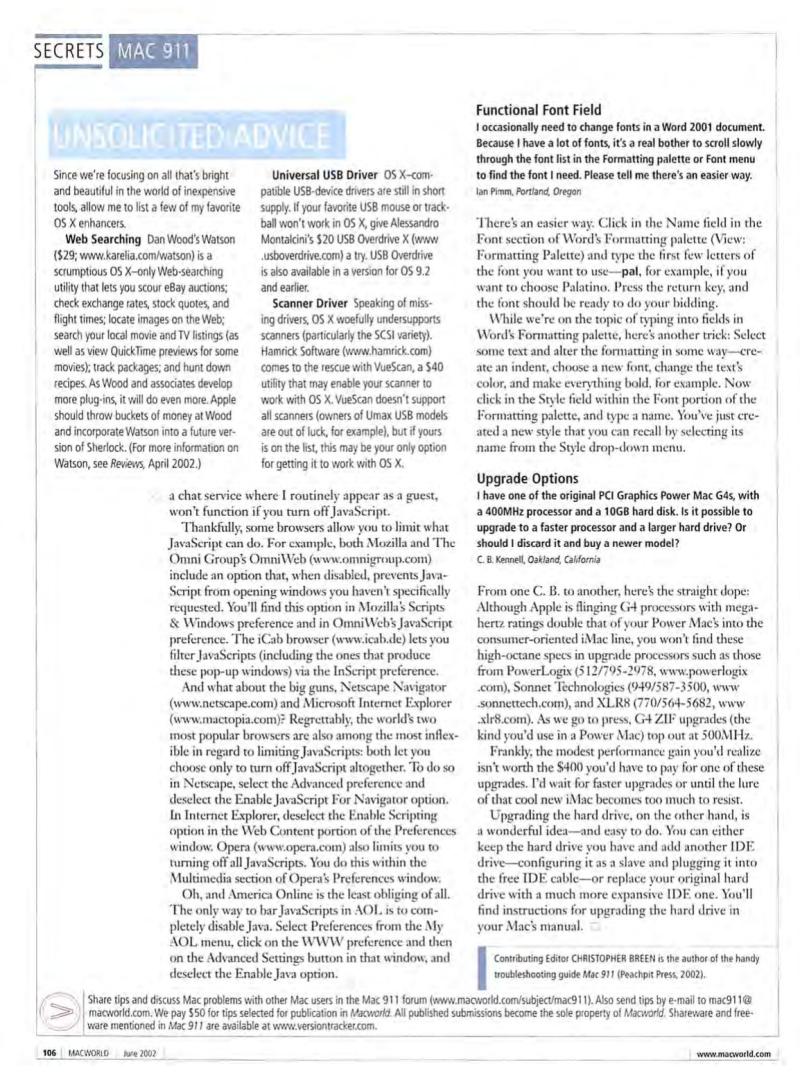 MacWorld0206June2002 — page 108