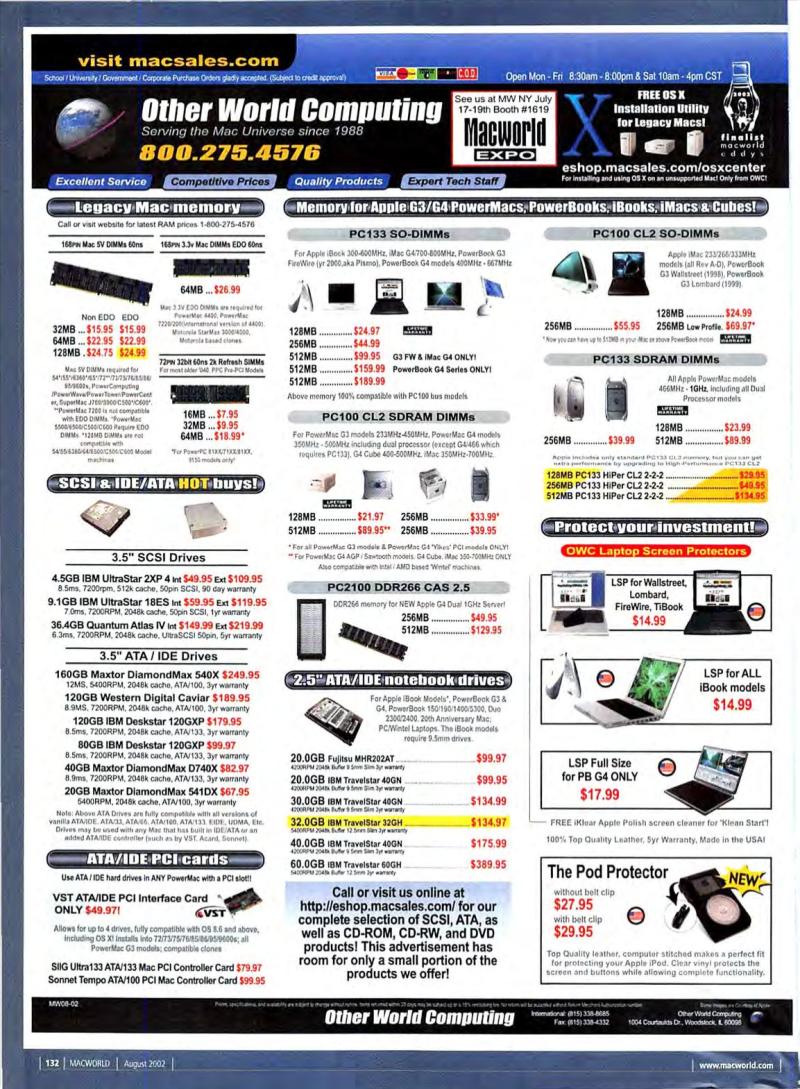 MacWorld0208August2002 — page 134