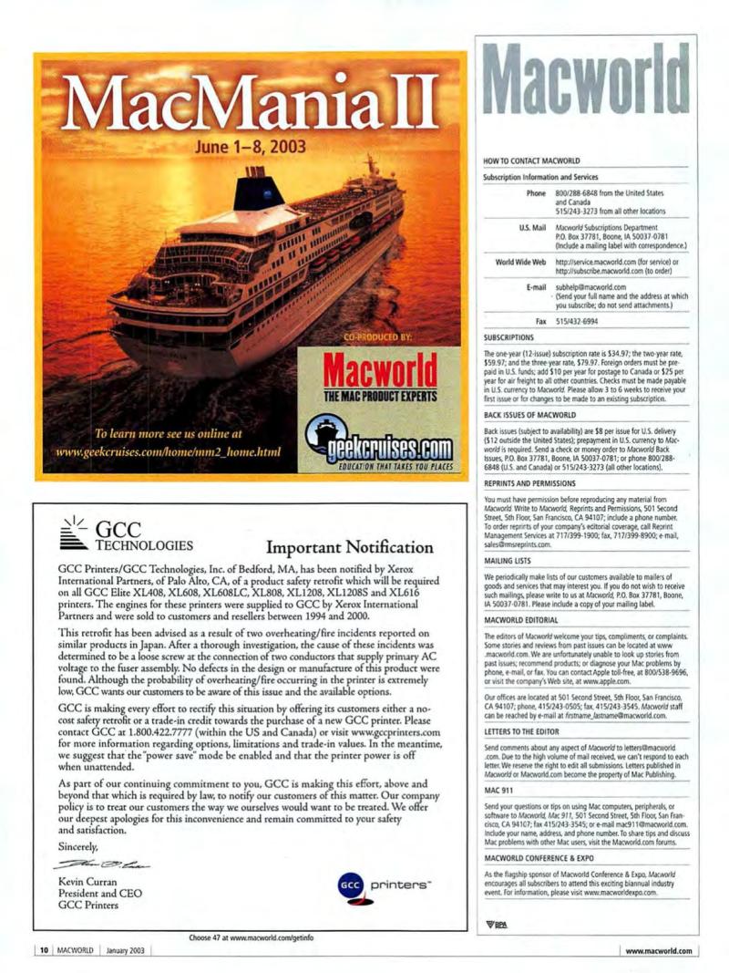 MacWorld0301January2003 — page 12