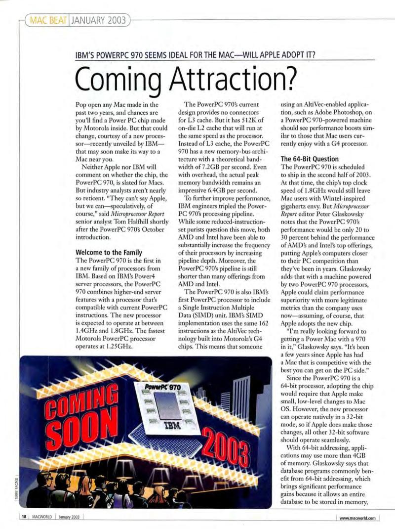 MacWorld0301January2003 — page 20