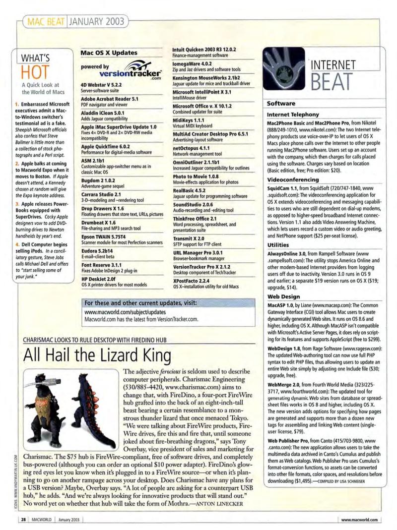 MacWorld0301January2003 — page 30