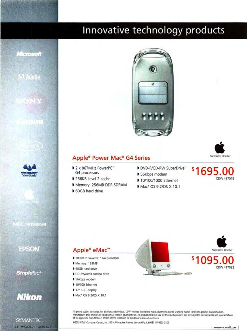 MacWorld0301January2003 — page 32
