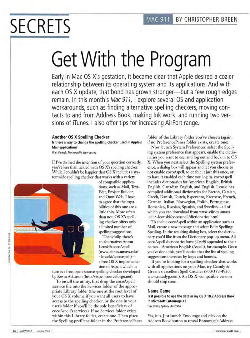 MacWorld0301January2003 — page 86
