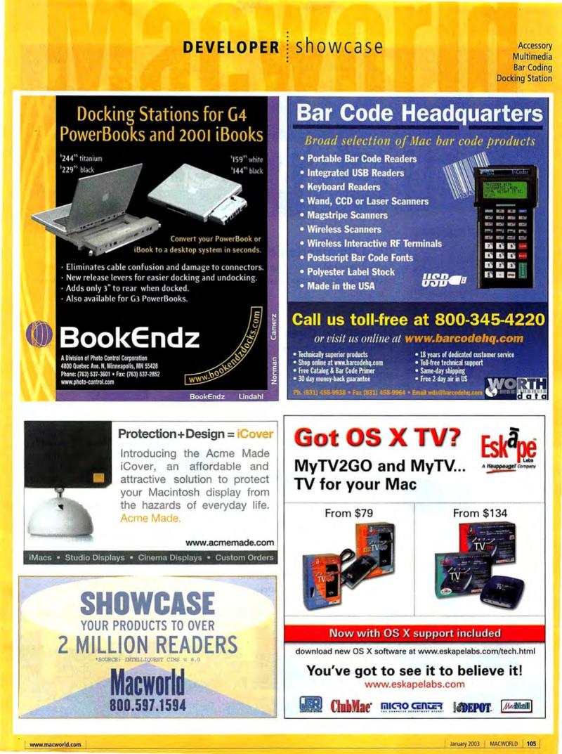 MacWorld0301January2003 — page 107