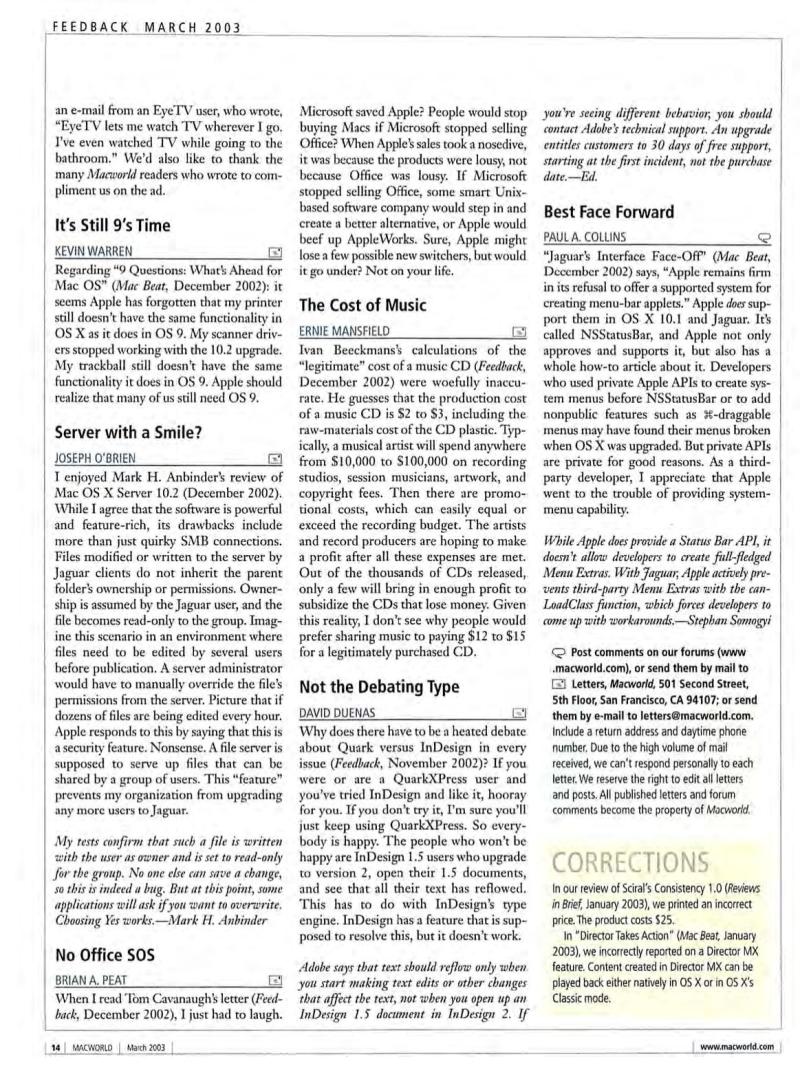 MacWorld0302February2003 — page 15
