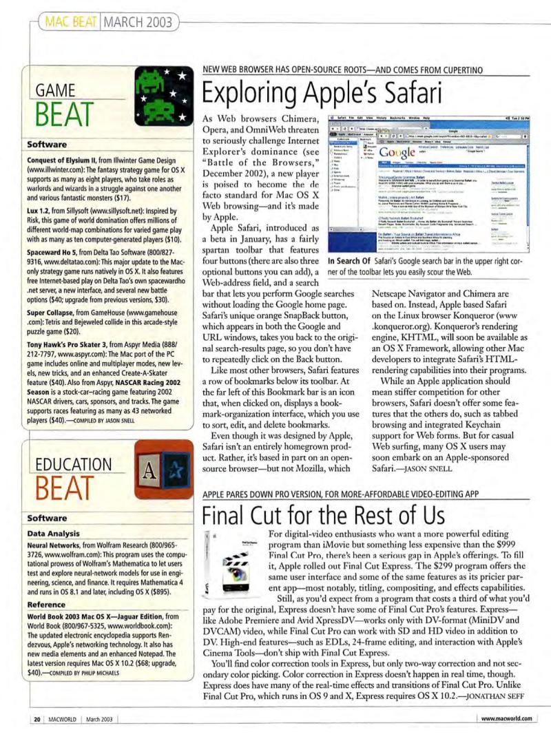 MacWorld0302February2003 — page 21
