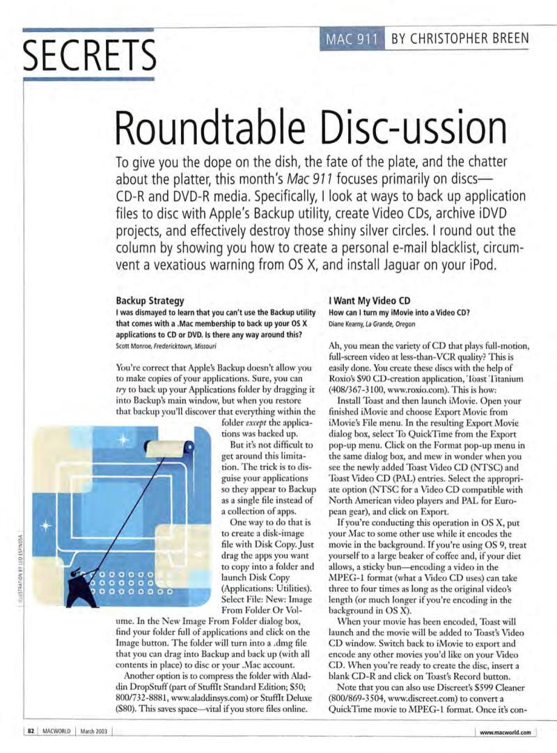 MacWorld0302February2003 — page 84