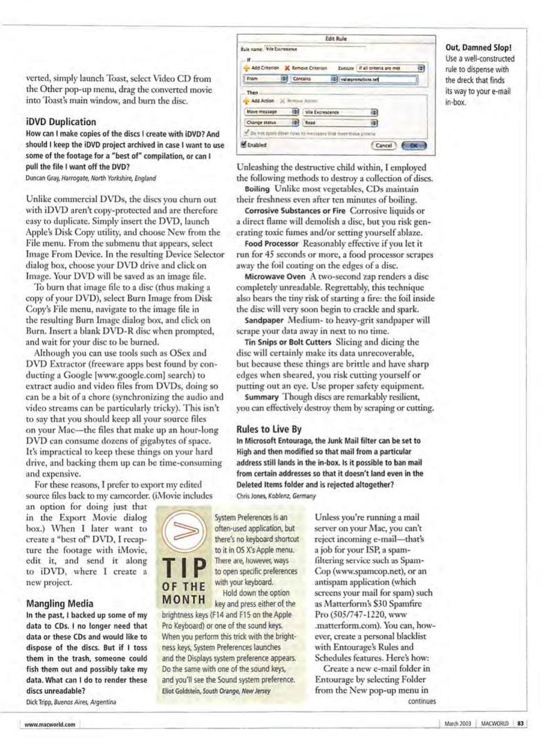 MacWorld0302February2003 — page 85