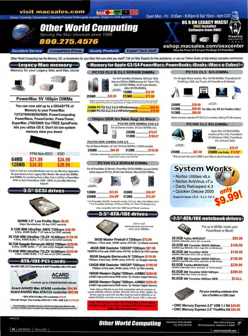 MacWorld0302February2003 — page 98