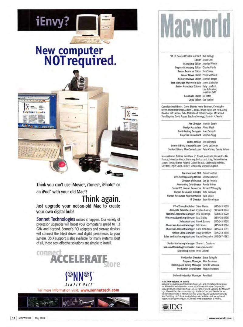 MacWorld0305May2003 — page 14