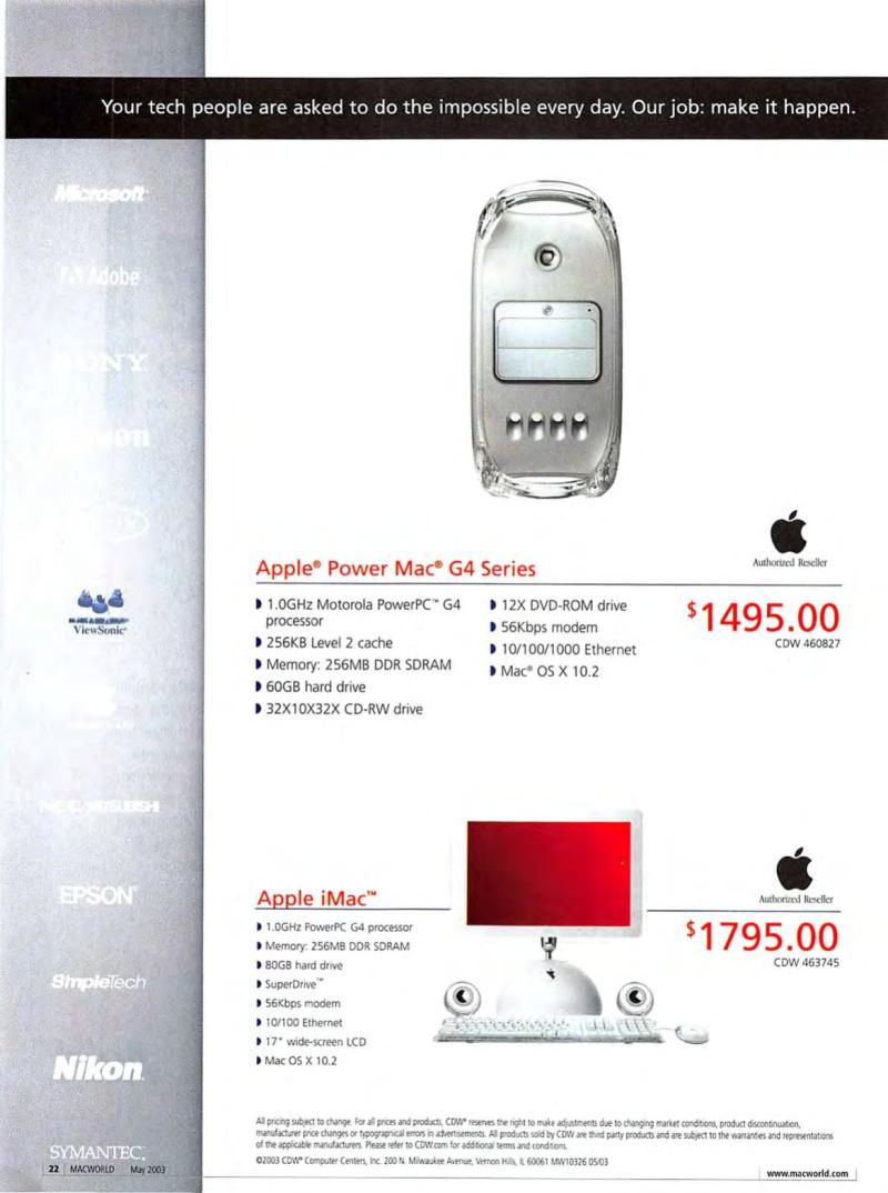 MacWorld0305May2003 — page 24