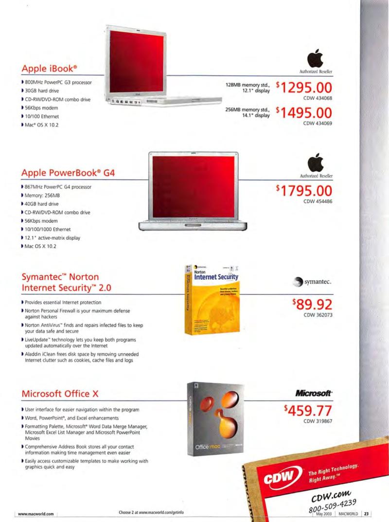 MacWorld0305May2003 — page 25