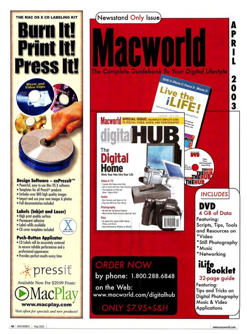 MacWorld0305May2003 — page 62