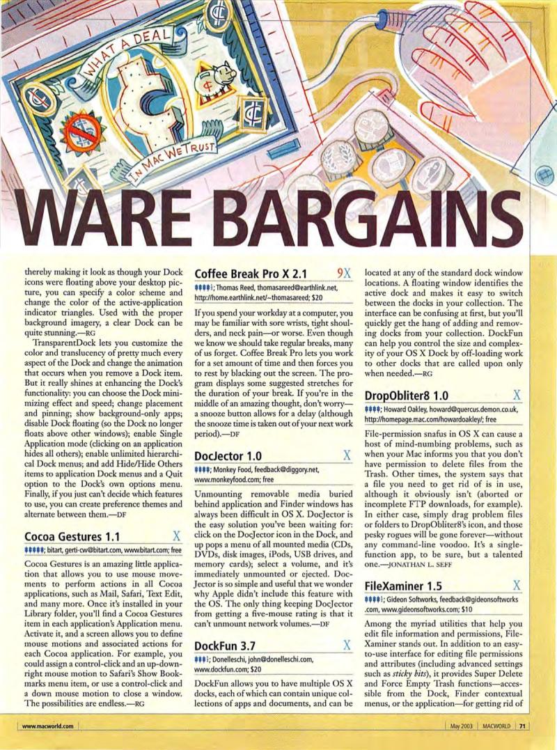 MacWorld0305May2003 — page 73