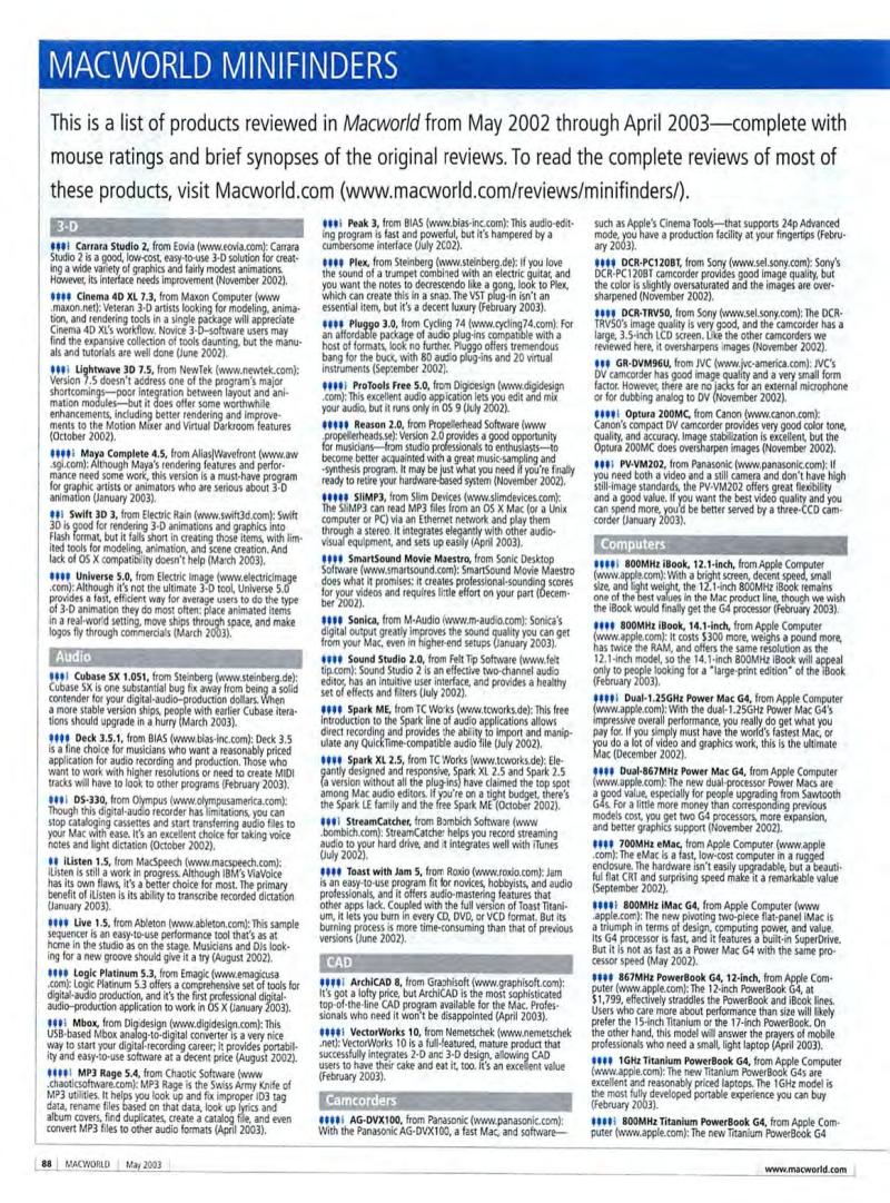 MacWorld0305May2003 — page 90