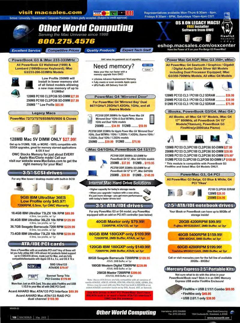 MacWorld0305May2003 — page 114
