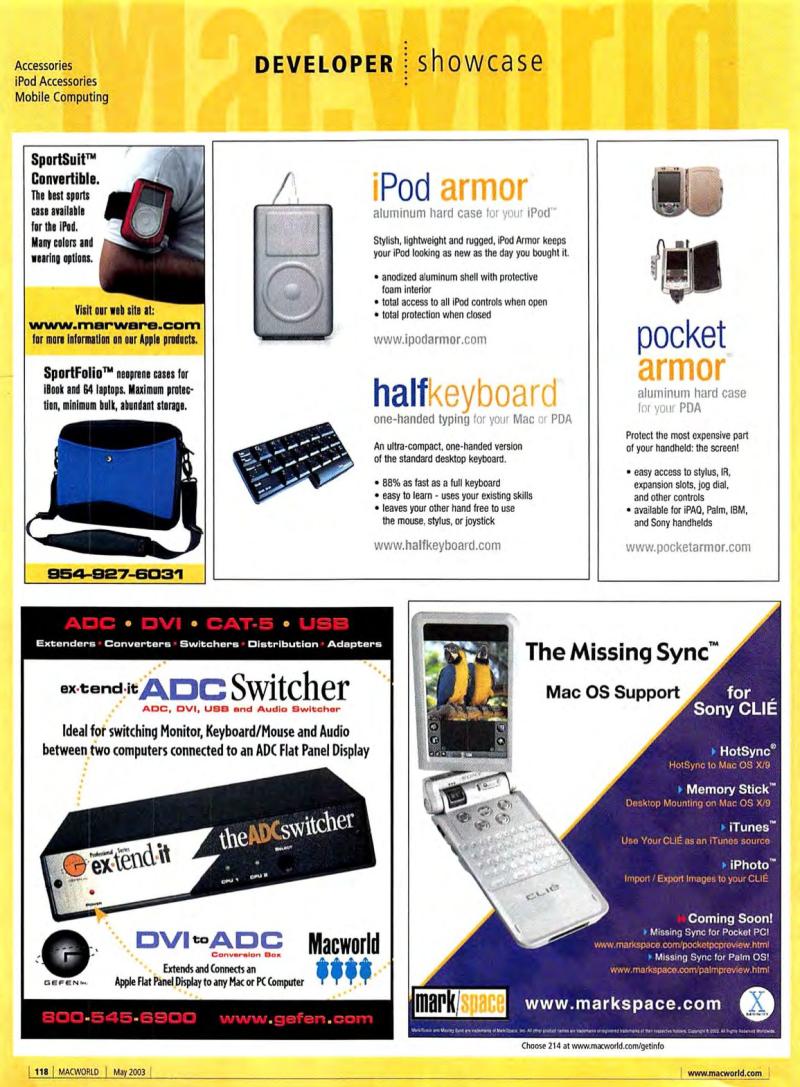MacWorld0305May2003 — page 124