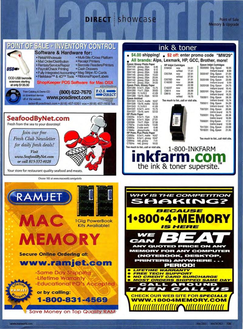 MacWorld0305May2003 — page 131