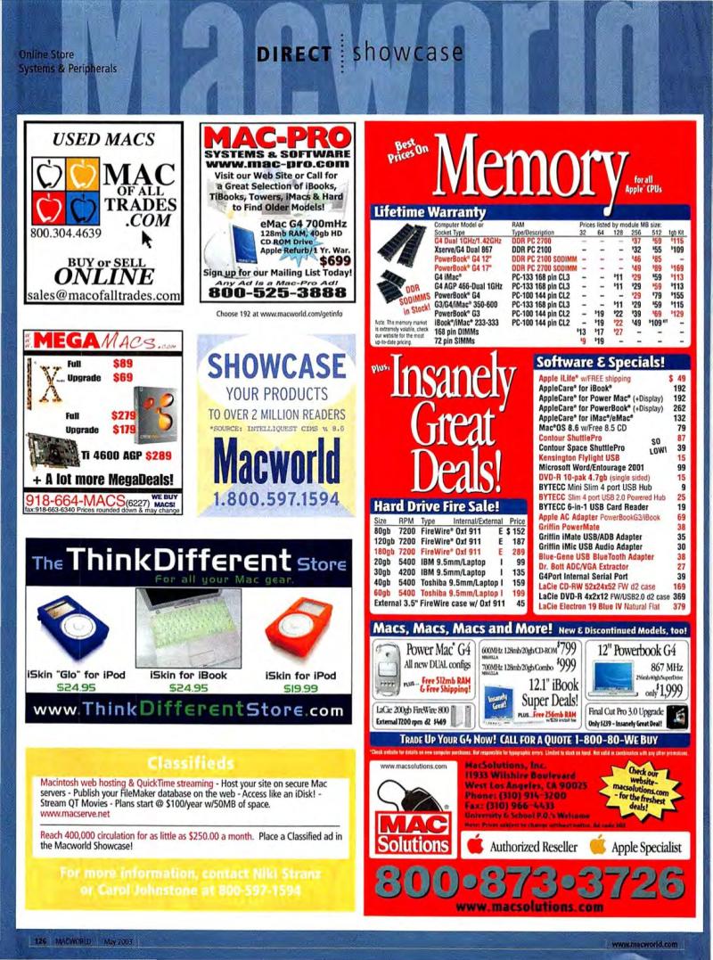 MacWorld0305May2003 — page 132