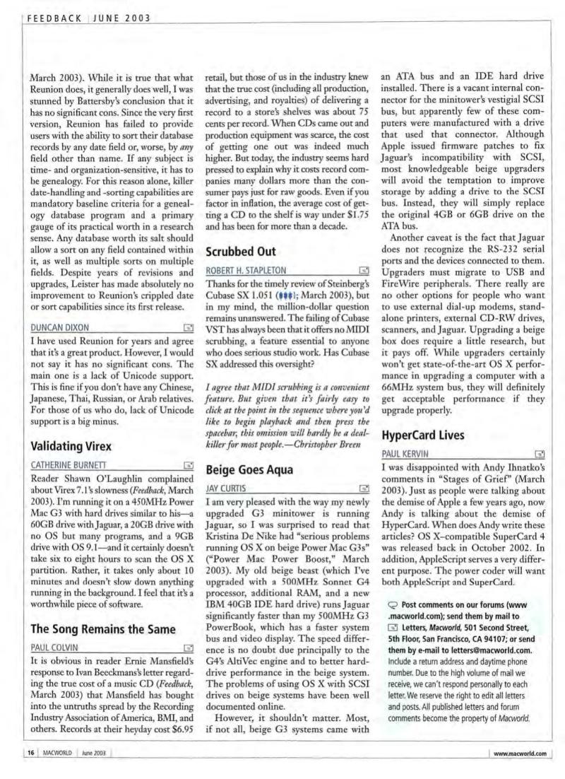 MacWorld0306June2003 — page 18