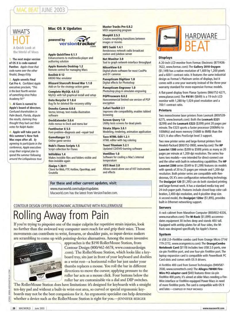 MacWorld0306June2003 — page 30