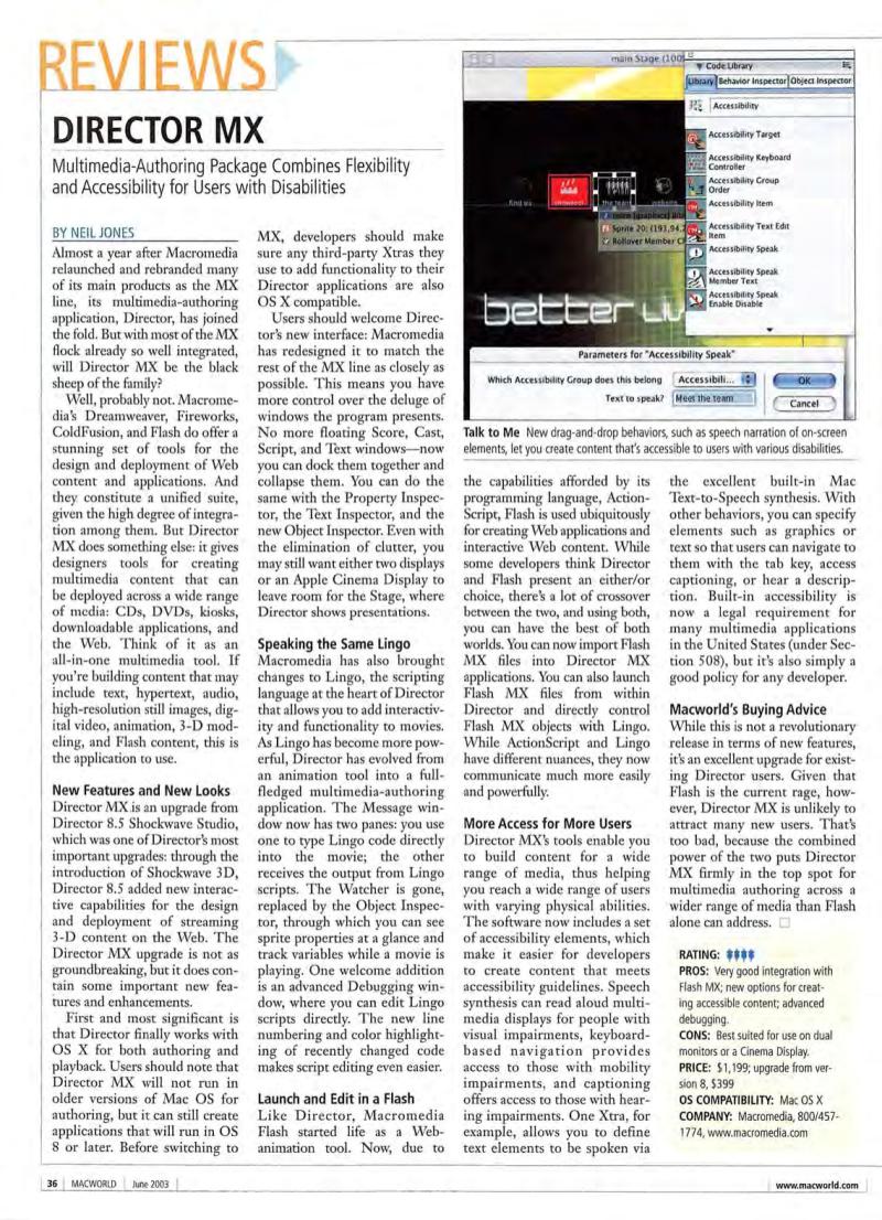 MacWorld0306June2003 — page 38
