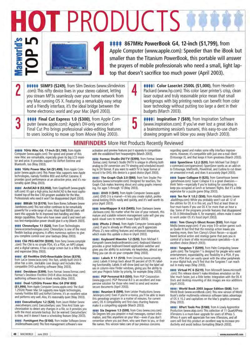 MacWorld0306June2003 — page 50