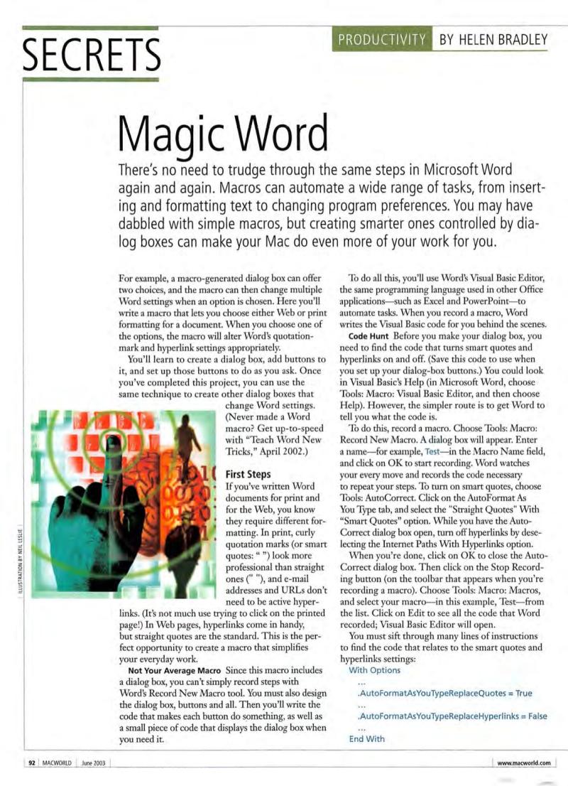 MacWorld0306June2003 — page 94