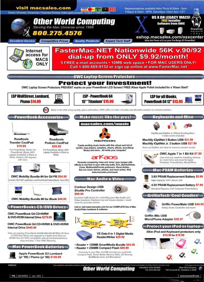 MacWorld0306June2003 — page 118
