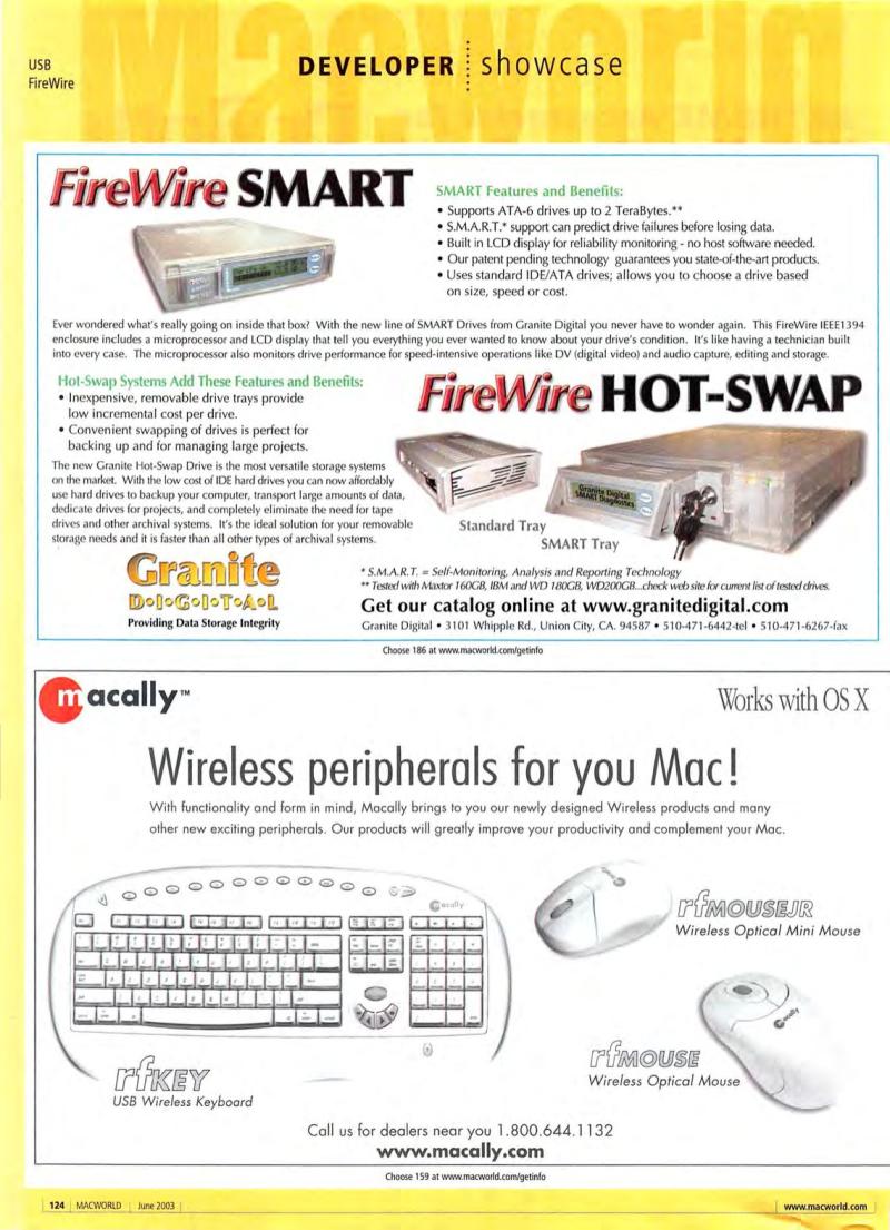 MacWorld0306June2003 — page 126